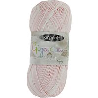 King Cole Giza Cotton Sorbet 4 Ply Yarn, 50g - Strawberry
