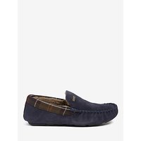 Barbour Monty Suede Slippers - Navy
