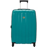 John Lewis Miami 4-Wheel 65cm Medium Suitcase - Teal