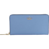 Kate Spade New York Cameron Street Lacey Leather Zip Around Purse - Tiled Blue