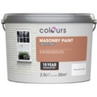 Colours Pure Brilliant White Matt Masonry Paint 2.5L - 03465547