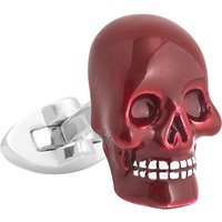 Thomas Pink 3D Skull Cufflinks - Pink