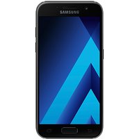 Samsung Galaxy A3 Smartphone (2017), Android, 4.7, 4G LTE, SIM Free, 16GB - Black Sky