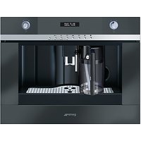 Smeg CMSC451 Integrated Coffee Machine - Black Glass