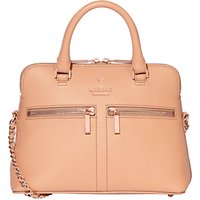 Modalu Pippa Leather Chain Across Body Bag - Dusky Pink