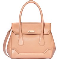 Modalu Hemingway Leather Medium Grab Bag - Dusky Pink