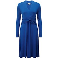 Pure Collection Gathered Jersey Dress - Sapphire Blue