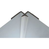 Splashwall White Shower Panelling Internal Corner (L)2440mm (T)4mm - 5060045036247