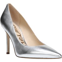 Sam Edelman Hazel Pointed Toe Stiletto Court Shoes - Silver Metallic
