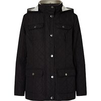Four Seasons Polar Quilted Fleece Jacket - Black