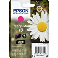 Epson Daisy T18 Colour Inkjet Printer Cartridge - Magenta