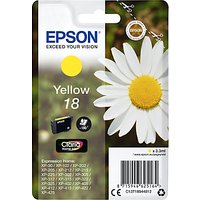 Epson Daisy T18 Colour Inkjet Printer Cartridge - Yellow