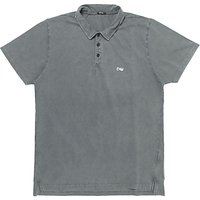 Denham Base Polo Shirt - Hazy Grey