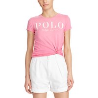Polo Ralph Lauren Logo Printed T-Shirt - Bright Rose