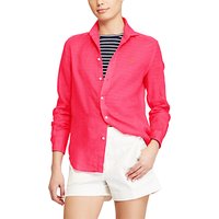 Polo Ralph Lauren Relaxed Fit Linen Shirt - Bright Pink