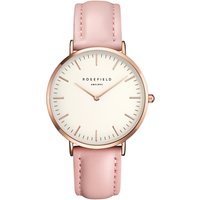 ROSEFIELD Women's The Bowery Leather Strap Watch - Blush/Rose Gold