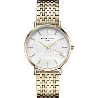 ROSEFIELD Women's The Upper East Bracelet Strap Watch - Gold/White