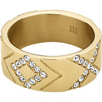 Dyrberg/Kern Abey Crystal Ring - Gold