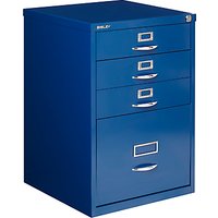 Bisley Combi Filing Cabinet - Blue