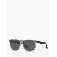 Gucci GG0010S Polarised D-Frame Sunglasses - Charcoal/Grey