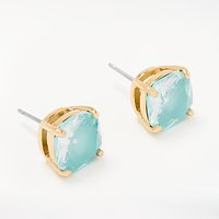 Kate Spade New York Mini Square Stud Earrings - Mint