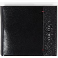 Ted Baker Slipper Grain Bifold Leather Wallet - Black