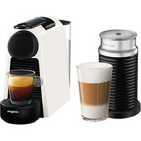 Nespresso Essenza Mini Coffee Machine With Aeroccino By Magimix - White
