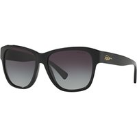Ralph RA5226 Square Sunglasses - Black/Grey Gradient