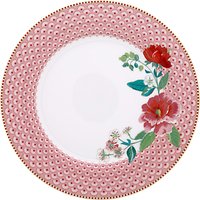 PiP Studio Floral 2.0 Rose Plate, Dia.26.5cm - Pink