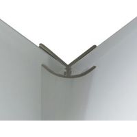 Splashwall White Shower Panelling External Corner (L)2440mm (T)4mm - 5060045036544