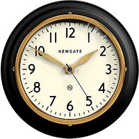 Newgate The Mini Cookhouse Clock, Dia.23cm - Matte Black