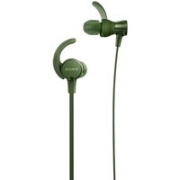 Sony MDR-XB510AS Extra Bass Splash Resistant Sports In-Ear Headphones With Mic/Remote - Green
