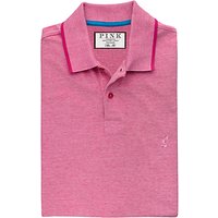 Thomas Pink Birch Plain Classic Fit Polo Shirt - Pink/White