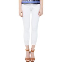 Ted Baker Massiee Embroidered Jeans - White