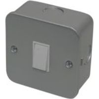 Propower 10A 2-Way Silver Light Switch - 5060038169266