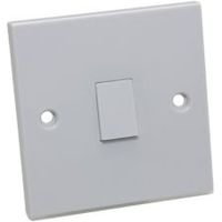 Propower 10A 1-Way White Light Switch - 5060038169297