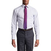 Thomas Pink Griffin Check Super Slim Fit Shirt - Navy/Whiite