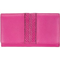 AND/OR Shadi Leather Foldover Purse - Pink