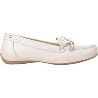Geox Yuki Flat Loafers - Off White