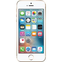 Apple IPhone SE, IOS, 4, 4G LTE, SIM Free, 128GB - Gold