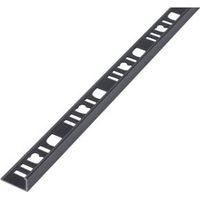 Diall Gun Metal Aluminium T Shaped Dividing Tile Profile - 3663602912385