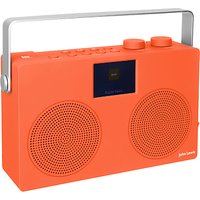 John Lewis Spectrum Duo II DAB/DAB+/FM Bluetooth NFC Digital Radio - Burnt Orange