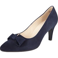 Peter Kaiser Valona Bow Pointed Toe Court Shoes - Navy