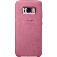 Samsung Galaxy S8 Alcantara Back Cover - Pink