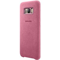 Samsung Galaxy S8 Plus Alcantara Back Cover - Pink