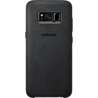 Samsung Galaxy S8 Alcantara Back Cover - Dark Grey