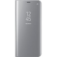 Samsung Galaxy S8 Plus Clear View Stand Cover - Silver