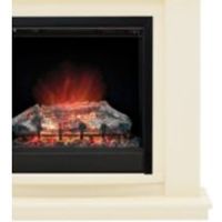 Be Modern Avalon Ivory Effect LED Electric Fire Suite - 5030478576030