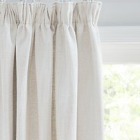 John Lewis Croft Collection Lachlan Lined Pencil Pleat Curtains - Putty