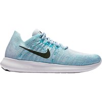 Nike Free RN Flyknit 2017 Women's Running Shoes - Blue Tint/Aurora Green